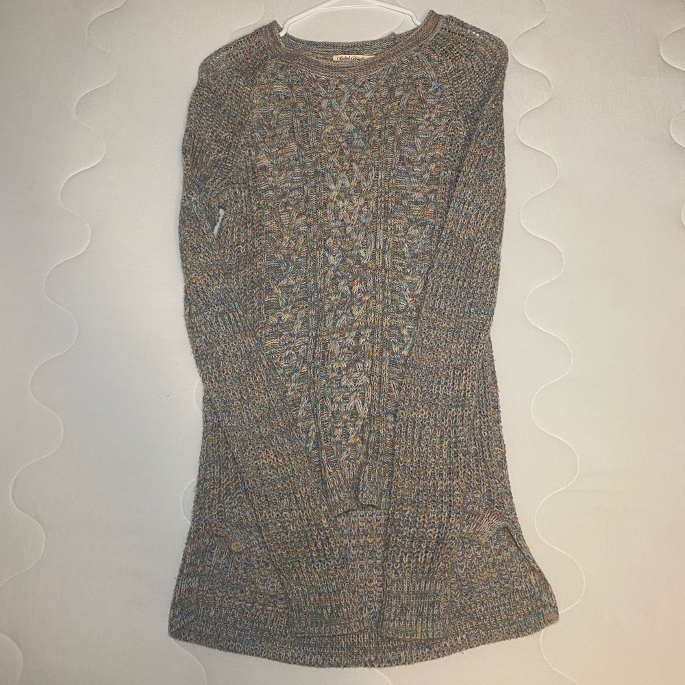 multicolored sweater
